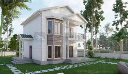 126m² Çift Katlı Prefabrik Villa