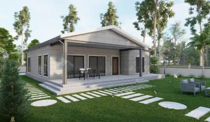 135m² Çift Katlı Prefabrik Villa