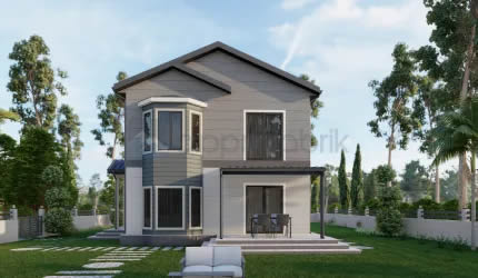 152m² İki Katlı Prefabrik Villa